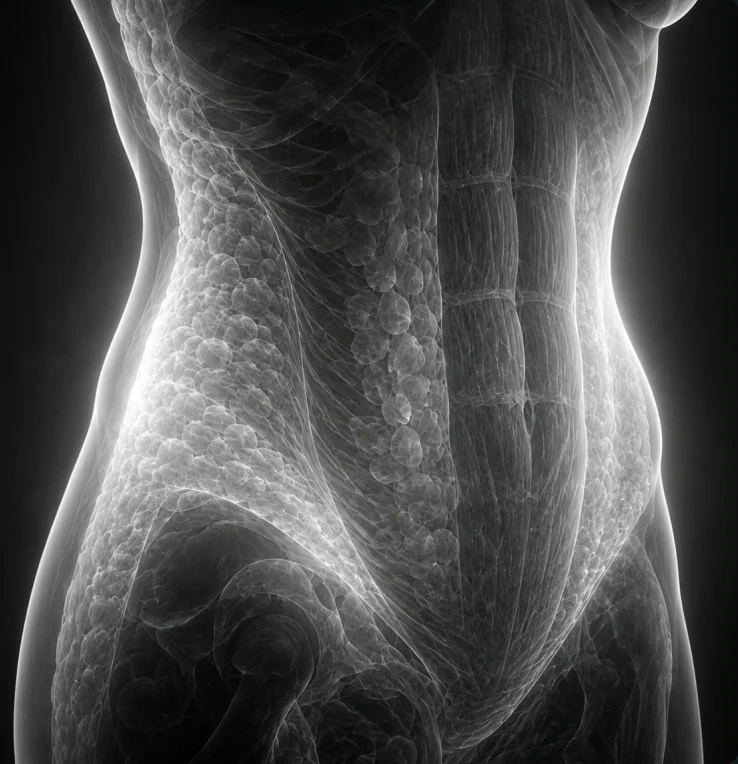 X-ray illustration of body contouring